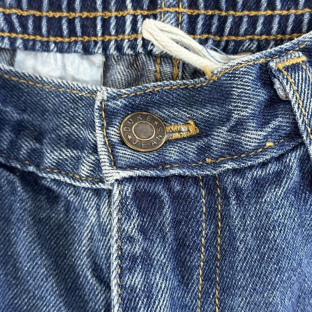 Vintage Haband The Duke Jeans Mens W34 Inseam L Blue Denim Pants 70s 80s Light - Picture 4 of 10